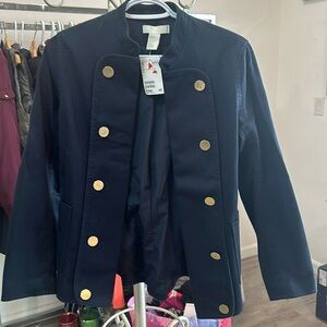 Hm  navy blue blazer new tag size 6